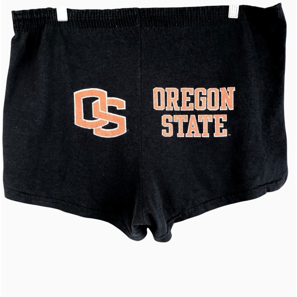 Vintage 90s Oregon State Beavers Booty Shorts Spell Out Size XL OSU College USA